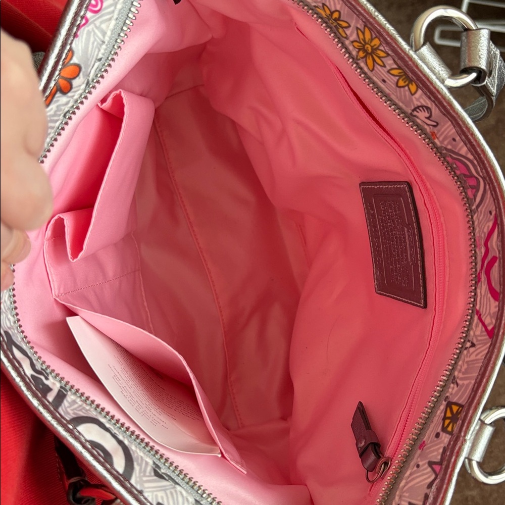 Coach Poppy Bandana Butterfly Graffiti Bag - Picture 8 of 8